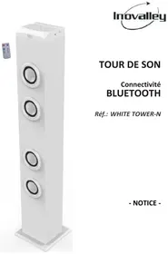 Notice INOVALLEY WHITE TOWERN Haut-parleur