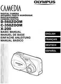 Notice OLYMPUS CAMEDIA X200 Appareil photo