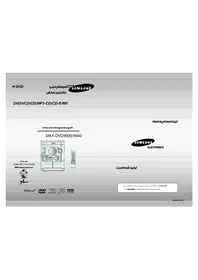 Notice SAMSUNG MAXDVD9940 Chaîne Hi-Fi