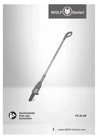 Notice Wolf Garten PS 20 EM Scie