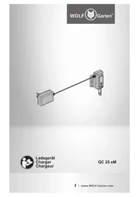 Notice Wolf Garten QC 25 EM Chargeur de piles