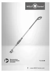 Notice Wolf Garten TL 32 EM Paire de ciseaux