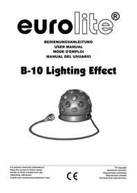 Notice Eurolite B10 Éclairage