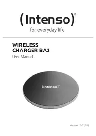 Notice INTENSO BA2 Chargeur de batterie
