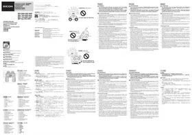 Notice PENTAX SP 20X60 WP Jumelles