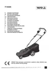 Notice Yato YT85208 Tondeuse à gazon