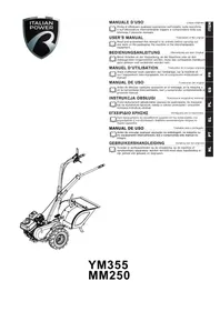 Notice YAMAHA YM355 καλλιεργητής