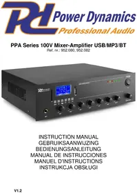 Notice Power Dynamics PPA30 Amplificateur audio