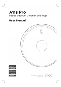 Notice ZACO A11S PRO Aspirateur robot