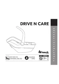 Notice HAUCK DRIVE N CARE Krzesełko do karmienia