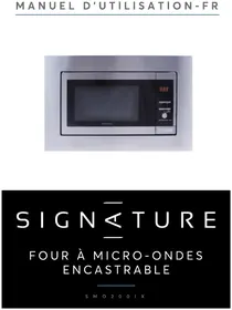 SIGNATURE SMO200IX - Four à micro-ondes