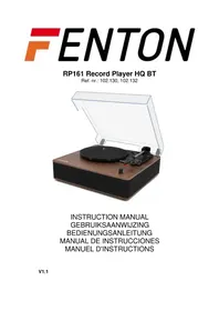 Notice Fenton RP161LW Platine_disque