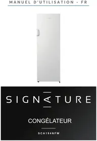 SIGNATURE SCA194NFW - Freezer