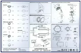 Notice ALPINE R2S653 Haut-parleur