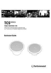 Notice Turbosound TCS32CT Haut-parleur