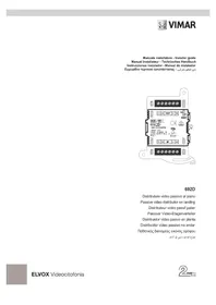 Notice Vimar ELVOX 692D Interphone vidéo