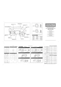 Notice ALPINE RSW10D4 Caisson de basses