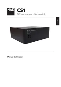Notice NAD CS1 Récepteur de musique