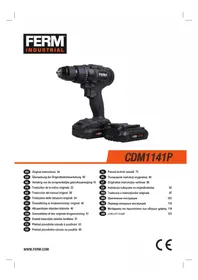 Notice Ferm CDM1141P Perceuse