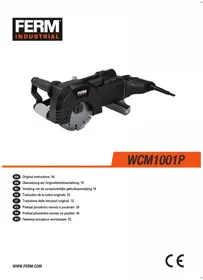 Notice Ferm WCM1001P Meuleuse électrique