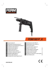 Notice Ferm PDM1061P_K Perceuse