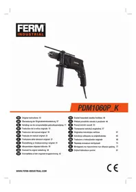 Notice Ferm PDM1060P_K Perceuse