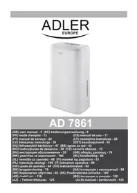 Notice ADLER AD 7861 Dezumidificator