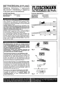 Notice Fleischmann 9179 Maquettisme