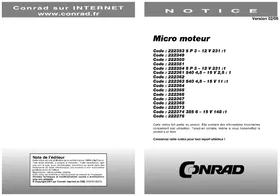 Notice MFA 919D30001 Maquettisme
