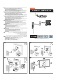 Notice Starburst SB1332ART Support mural pour téléviseur