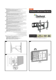 Notice Starburst SB60100WM Support mural TV