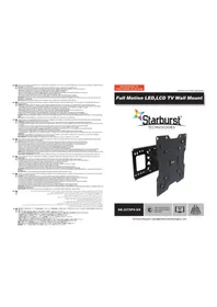 Notice Starburst SB3275PSUS Support mural