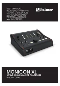 Notice Palmer MONICON XL Enregistreur audio
