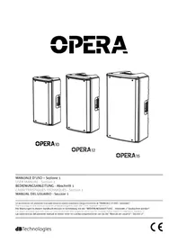 Notice DB Technologies OPERA 10 Haut-parleur