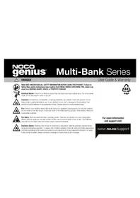 Notice NOCO GENIUS 2X4 Baterio ŝargilo