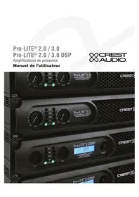 Notice CREST AUDIO PROLITE 2.0 Recepteur
