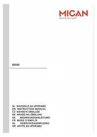 Notice AMICA 80200 Mikrovalovna pečica