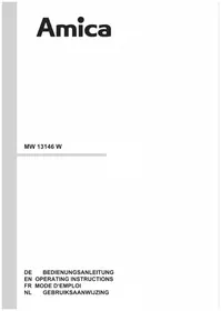 Notice AMICA MW 13146 W Microwave Oven