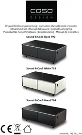 Notice CASO SOUND & COOL 794 Barra de sonido