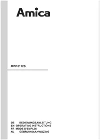 Notice AMICA MW 18112 SI Microwave Oven