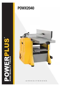 Notice PowerPlus POWX2040 Hobel