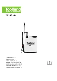 Notice Toolland DT20016N Pulvérisateur
