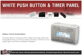 Notice Velbus VMBLCDWB Commutateur