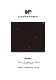 Notice CONTINENTAL EDISON CETI3B3T2 Plaque de cuisson