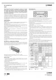 Notice Vimar 03827 Sonneur d'alarme