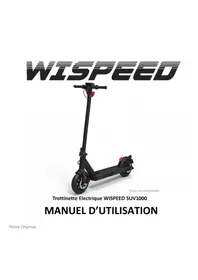 Notice LOGICOM WISPEED SUV1000 Trottinette électrique
