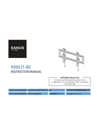 Notice SANUS VODLT1B2 壁掛け金具