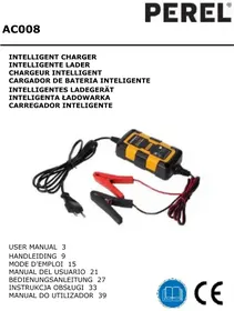 Notice Perel AC008 Chargeur de batterie