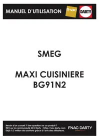 Notice SMEG BG91N2 Appareil de cuisine