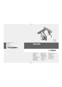 Notice BOSCH GLASSVAC SOLO PLUS Essuie-glace